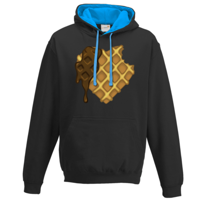 Motiv: Two-Tone Hoodie - bakacrHerz - bestimme auf Wunsch Details wie Produkt, Grösse, Farbe und Position selbst ! Motiv: Two-Tone Hoodie - bakacrHerz