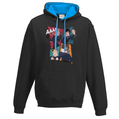 Motiv: Two-Tone Hoodie - Thabor Comic - bestimme auf Wunsch Details wie Produkt, Grösse, Farbe und Position selbst ! Motiv: Two-Tone Hoodie - Thabor Comic