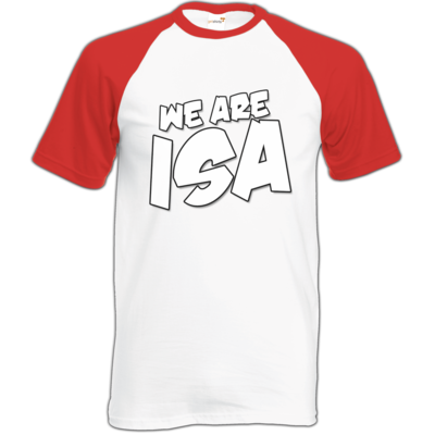 Motiv: Baseball-T FAIR WEAR - Isa - bestimme auf Wunsch Details wie Produkt, Grösse, Farbe und Position selbst ! Motiv: Baseball-T FAIR WEAR - Isa