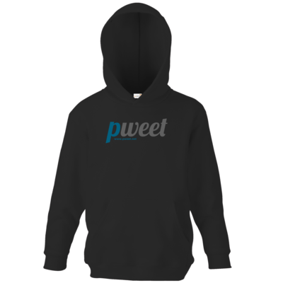 Motiv: Kids Hooded Sweat - Pweet Logo 1 - bestimme auf Wunsch Details wie Produkt, Grösse, Farbe und Position selbst ! Motiv: Kids Hooded Sweat - Pweet Logo 1