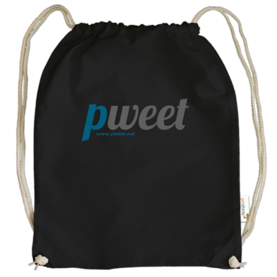 Motiv: Cotton Gymsac - Pweet Logo 1 - bestimme auf Wunsch Details wie Produkt, Grösse, Farbe und Position selbst ! Motiv: Cotton Gymsac - Pweet Logo 1