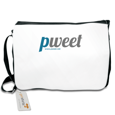 Motiv: Schultertasche - Pweet Logo 1 - bestimme auf Wunsch Details wie Produkt, Grösse, Farbe und Position selbst ! Motiv: Schultertasche - Pweet Logo 1