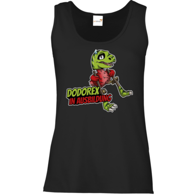 Motiv: Tank Top Damen Classic - Dodo-Rex in Ausbildung - bestimme auf Wunsch Details wie Produkt, Grösse, Farbe und Position selbst ! Motiv: Tank Top Damen Classic - Dodo-Rex in Ausbildung
