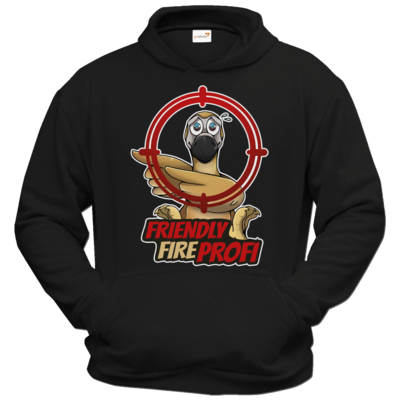 Motiv: Hoodie Classic - Friendly Fire Profi - bestimme auf Wunsch Details wie Produkt, Grösse, Farbe und Position selbst ! Motiv: Hoodie Classic - Friendly Fire Profi