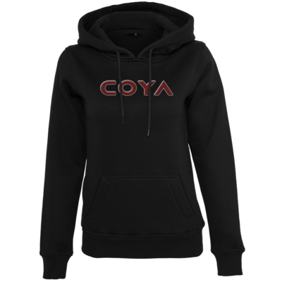 Motiv: Womens Heavy Hoody - Coya Logo - bestimme auf Wunsch Details wie Produkt, Grösse, Farbe und Position selbst ! Motiv: Womens Heavy Hoody - Coya Logo
