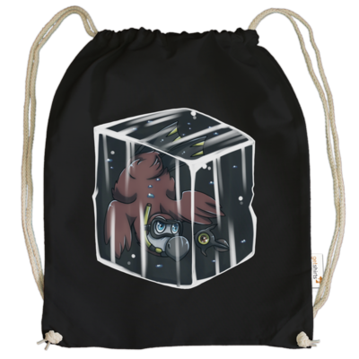 Motiv: Cotton Gymsac - Dodo Below Zero - bestimme auf Wunsch Details wie Produkt, Grösse, Farbe und Position selbst ! Motiv: Cotton Gymsac - Dodo Below Zero