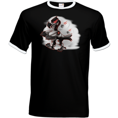 Motiv: T-Shirt Ringer - Dodo-Bots - bestimme auf Wunsch Details wie Produkt, Grösse, Farbe und Position selbst ! Motiv: T-Shirt Ringer - Dodo-Bots