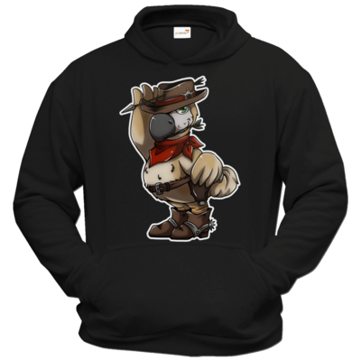 Motiv: Hoodie Classic - Wild West Dodo - bestimme auf Wunsch Details wie Produkt, Grösse, Farbe und Position selbst ! Motiv: Hoodie Classic - Wild West Dodo