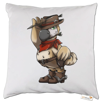 Motiv: Kissen - Wild West Dodo - bestimme auf Wunsch Details wie Produkt, Grösse, Farbe und Position selbst ! Motiv: Kissen - Wild West Dodo