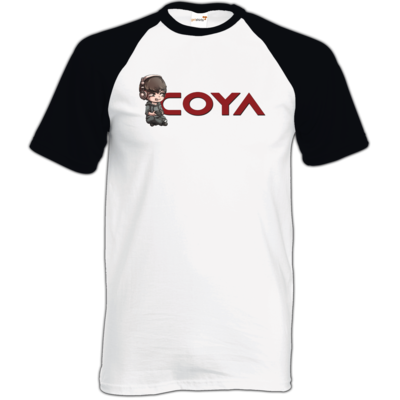 Motiv: TShirt Baseball - Coya-Logo - bestimme auf Wunsch Details wie Produkt, Grösse, Farbe und Position selbst ! Motiv: TShirt Baseball - Coya-Logo
