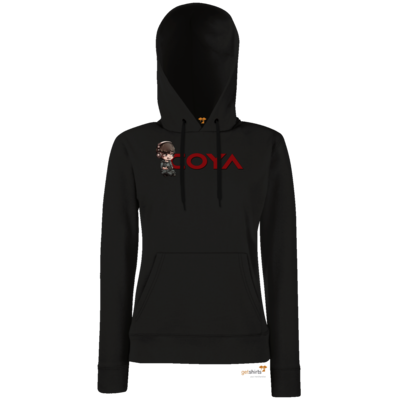 Motiv: Hoodie Damen Classic - Coya-Logo - bestimme auf Wunsch Details wie Produkt, Grösse, Farbe und Position selbst ! Motiv: Hoodie Damen Classic - Coya-Logo