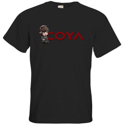 Motiv: T-Shirt Premium FAIR WEAR - Coya-Logo - bestimme auf Wunsch Details wie Produkt, Grösse, Farbe und Position selbst ! Motiv: T-Shirt Premium FAIR WEAR - Coya-Logo