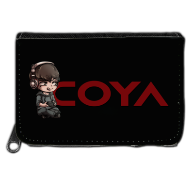 Motiv: Geldboerse - Coya-Logo - bestimme auf Wunsch Details wie Produkt, Grösse, Farbe und Position selbst ! Motiv: Geldboerse - Coya-Logo