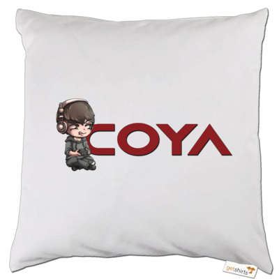 Motiv: Kissen - Coya-Logo - bestimme auf Wunsch Details wie Produkt, Grösse, Farbe und Position selbst ! Motiv: Kissen - Coya-Logo