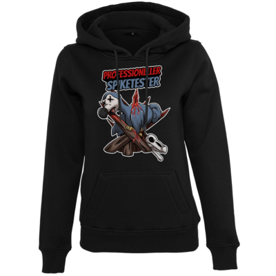 Motiv: Womens Heavy Hoody - Spike-Tester - bestimme auf Wunsch Details wie Produkt, Grösse, Farbe und Position selbst ! Motiv: Womens Heavy Hoody - Spike-Tester