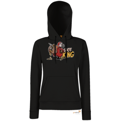 Motiv: Hoodie Damen Classic - Loot-King - bestimme auf Wunsch Details wie Produkt, Grösse, Farbe und Position selbst ! Motiv: Hoodie Damen Classic - Loot-King