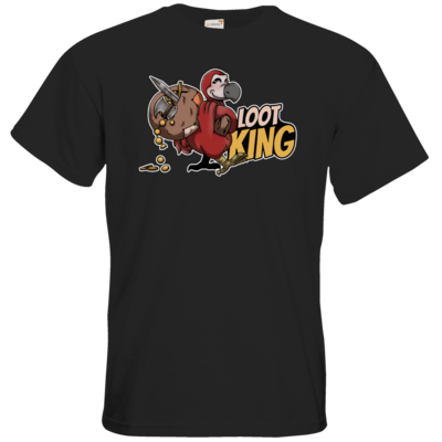 Motiv: T-Shirt Premium FAIR WEAR - Loot-King - bestimme auf Wunsch Details wie Produkt, Grösse, Farbe und Position selbst ! Motiv: T-Shirt Premium FAIR WEAR - Loot-King