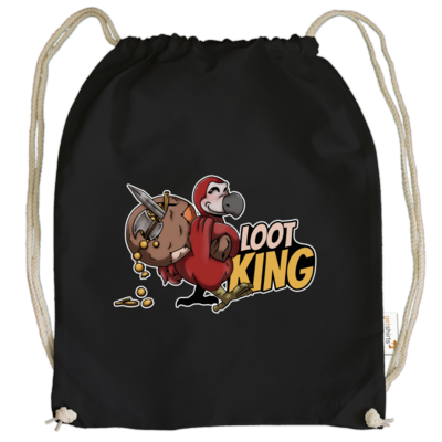 Motiv: Cotton Gymsac - Loot-King - bestimme auf Wunsch Details wie Produkt, Grösse, Farbe und Position selbst ! Motiv: Cotton Gymsac - Loot-King
