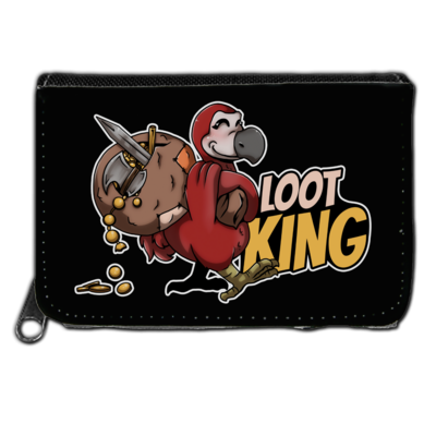 Motiv: Geldboerse - Loot-King - bestimme auf Wunsch Details wie Produkt, Grösse, Farbe und Position selbst ! Motiv: Geldboerse - Loot-King