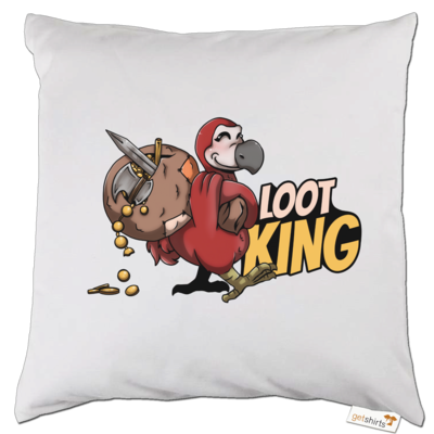 Motiv: Kissen - Loot-King - bestimme auf Wunsch Details wie Produkt, Grösse, Farbe und Position selbst ! Motiv: Kissen - Loot-King