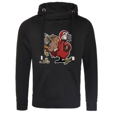 Motiv: Cross Neck Hoodie - Loot-Dodo - bestimme auf Wunsch Details wie Produkt, Grösse, Farbe und Position selbst ! Motiv: Cross Neck Hoodie - Loot-Dodo