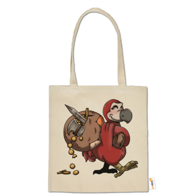 Motiv: Baumwolltasche - Loot-Dodo - bestimme auf Wunsch Details wie Produkt, Grösse, Farbe und Position selbst ! Motiv: Baumwolltasche - Loot-Dodo
