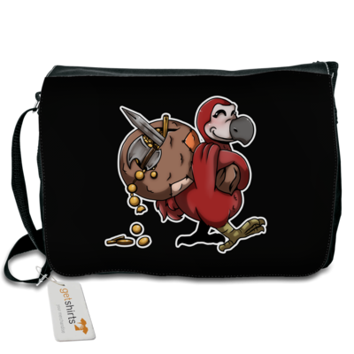 Motiv: Schultertasche - Loot-Dodo - bestimme auf Wunsch Details wie Produkt, Grösse, Farbe und Position selbst ! Motiv: Schultertasche - Loot-Dodo