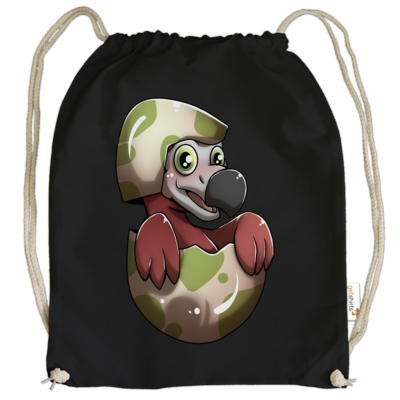Motiv: Cotton Gymsac - Dodo-Küken - bestimme auf Wunsch Details wie Produkt, Grösse, Farbe und Position selbst ! Motiv: Cotton Gymsac - Dodo-Küken