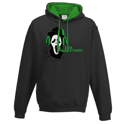 Motiv: Two-Tone Hoodie - DJLogo - bestimme auf Wunsch Details wie Produkt, Grösse, Farbe und Position selbst ! Motiv: Two-Tone Hoodie - DJLogo