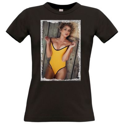 Motiv: T-Shirt Damen Premium FAIR WEAR - Pier - bestimme auf Wunsch Details wie Produkt, Grösse, Farbe und Position selbst ! Motiv: T-Shirt Damen Premium FAIR WEAR - Pier
