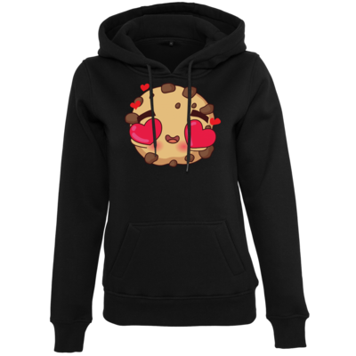 Motiv: Womens Heavy Hoody - Love Cookie - bestimme auf Wunsch Details wie Produkt, Grösse, Farbe und Position selbst ! Motiv: Womens Heavy Hoody - Love Cookie