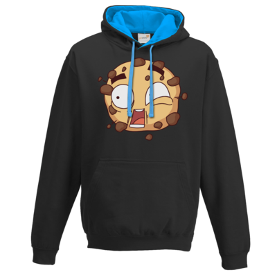 Motiv: Two-Tone Hoodie - WTF Cookie - bestimme auf Wunsch Details wie Produkt, Grösse, Farbe und Position selbst ! Motiv: Two-Tone Hoodie - WTF Cookie