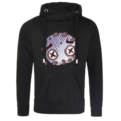 Motiv: Cross Neck Hoodie - Dead Cookie - bestimme auf Wunsch Details wie Produkt, Grösse, Farbe und Position selbst ! Motiv: Cross Neck Hoodie - Dead Cookie