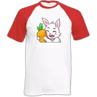Motiv: Baseball-T FAIR WEAR - Möhrchenliebe (STM) - bestimme auf Wunsch Details wie Produkt, Grösse, Farbe und Position selbst ! Motiv: Baseball-T FAIR WEAR - Möhrchenliebe (STM)