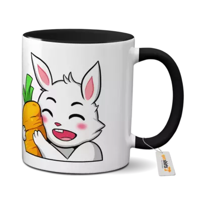 Motiv: Tasse farbig - Möhrchenliebe (STM)