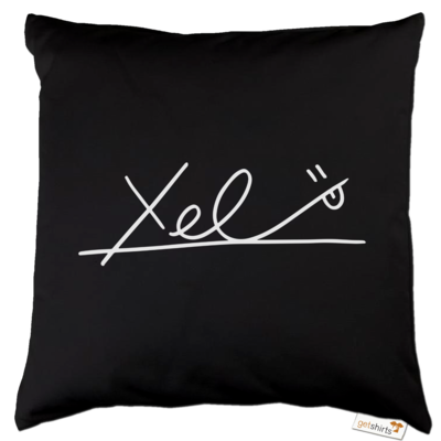Motiv: Kissen Baumwolle - Signature Merch - bestimme auf Wunsch Details wie Produkt, Grösse, Farbe und Position selbst ! Motiv: Kissen Baumwolle - Signature Merch