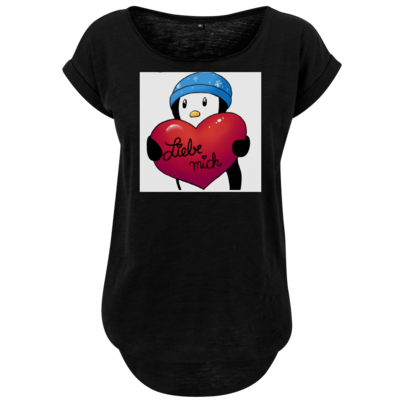 Motiv: Ladies Long Slub Tee - Love - bestimme auf Wunsch Details wie Produkt, Grösse, Farbe und Position selbst ! Motiv: Ladies Long Slub Tee - Love