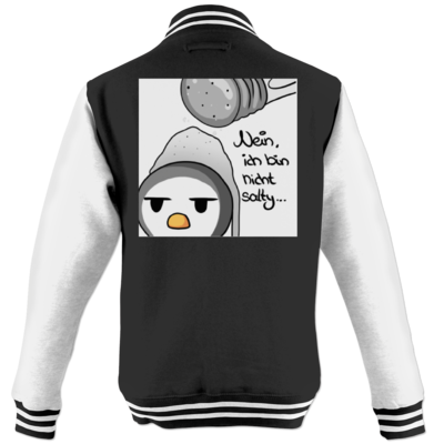 Motiv: College Jacke - Salty - bestimme auf Wunsch Details wie Produkt, Grösse, Farbe und Position selbst ! Motiv: College Jacke - Salty