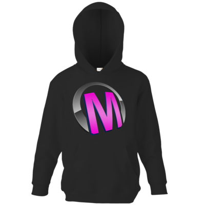 Motiv: Kids Hooded Sweat - Macho - Logo - Rosa - bestimme auf Wunsch Details wie Produkt, Grösse, Farbe und Position selbst ! Motiv: Kids Hooded Sweat - Macho - Logo - Rosa
