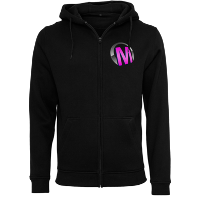 Motiv: Heavy Zip-Hoodie - Macho - Logo - Rosa - bestimme auf Wunsch Details wie Produkt, Grösse, Farbe und Position selbst ! Motiv: Heavy Zip-Hoodie - Macho - Logo - Rosa