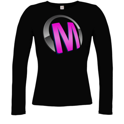 Motiv: Longsleeve Damen Organic - Macho - Logo - Rosa 