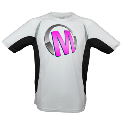 Motiv: Laufshirt Running T - Macho - Logo - Rosa - bestimme auf Wunsch Details wie Produkt, Grösse, Farbe und Position selbst ! Motiv: Laufshirt Running T - Macho - Logo - Rosa