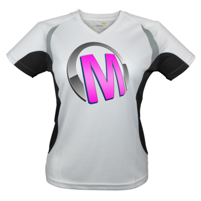 Motiv: Laufshirt Lady Running T - Macho - Logo - Rosa - bestimme auf Wunsch Details wie Produkt, Grösse, Farbe und Position selbst ! Motiv: Laufshirt Lady Running T - Macho - Logo - Rosa