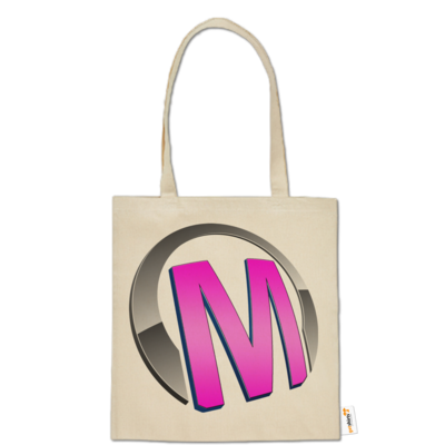 Motiv: Baumwolltasche - Macho - Logo - Rosa - bestimme auf Wunsch Details wie Produkt, Grösse, Farbe und Position selbst ! Motiv: Baumwolltasche - Macho - Logo - Rosa