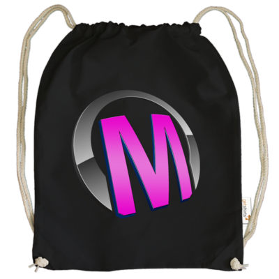 Motiv: Cotton Gymsac - Macho - Logo - Rosa - bestimme auf Wunsch Details wie Produkt, Grösse, Farbe und Position selbst ! Motiv: Cotton Gymsac - Macho - Logo - Rosa
