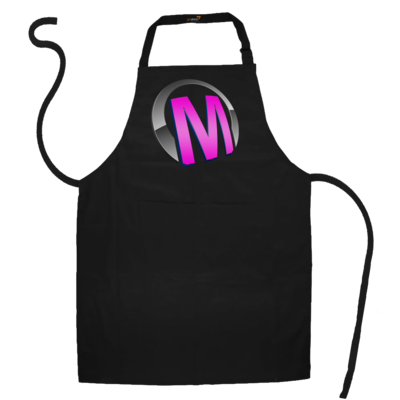 Motiv: Schürze - Macho - Logo - Rosa - bestimme auf Wunsch Details wie Produkt, Grösse, Farbe und Position selbst ! Motiv: Schürze - Macho - Logo - Rosa