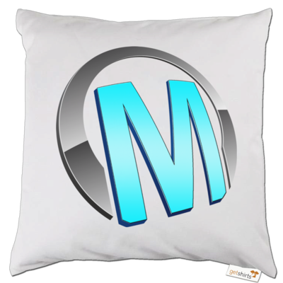 Motiv: Kissen - Macho - Logo - Türkis - bestimme auf Wunsch Details wie Produkt, Grösse, Farbe und Position selbst ! Motiv: Kissen - Macho - Logo - Türkis