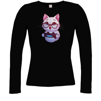 Motiv: Longsleeve Damen Organic - Nashi - Logo - bestimme auf Wunsch Details wie Produkt, Grösse, Farbe und Position selbst ! Motiv: Longsleeve Damen Organic - Nashi - Logo