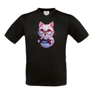 Motiv: T-Shirt V-Neck FAIR WEAR - Nashi - Logo - bestimme auf Wunsch Details wie Produkt, Grösse, Farbe und Position selbst ! Motiv: T-Shirt V-Neck FAIR WEAR - Nashi - Logo