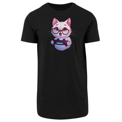Motiv: Shaped Long Tee - Nashi - Logo - bestimme auf Wunsch Details wie Produkt, Grösse, Farbe und Position selbst ! Motiv: Shaped Long Tee - Nashi - Logo
